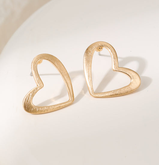 Heart Gold Earrings
