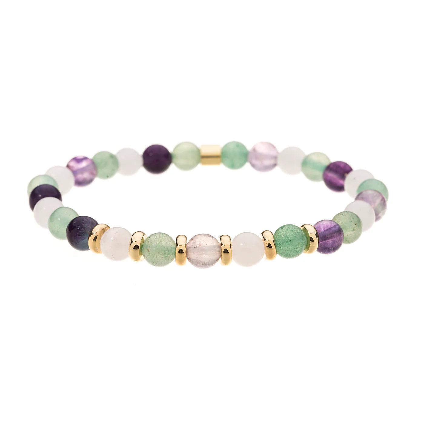 Semi-Precious Stone Protection & Well Wishing Stretch Bracelet