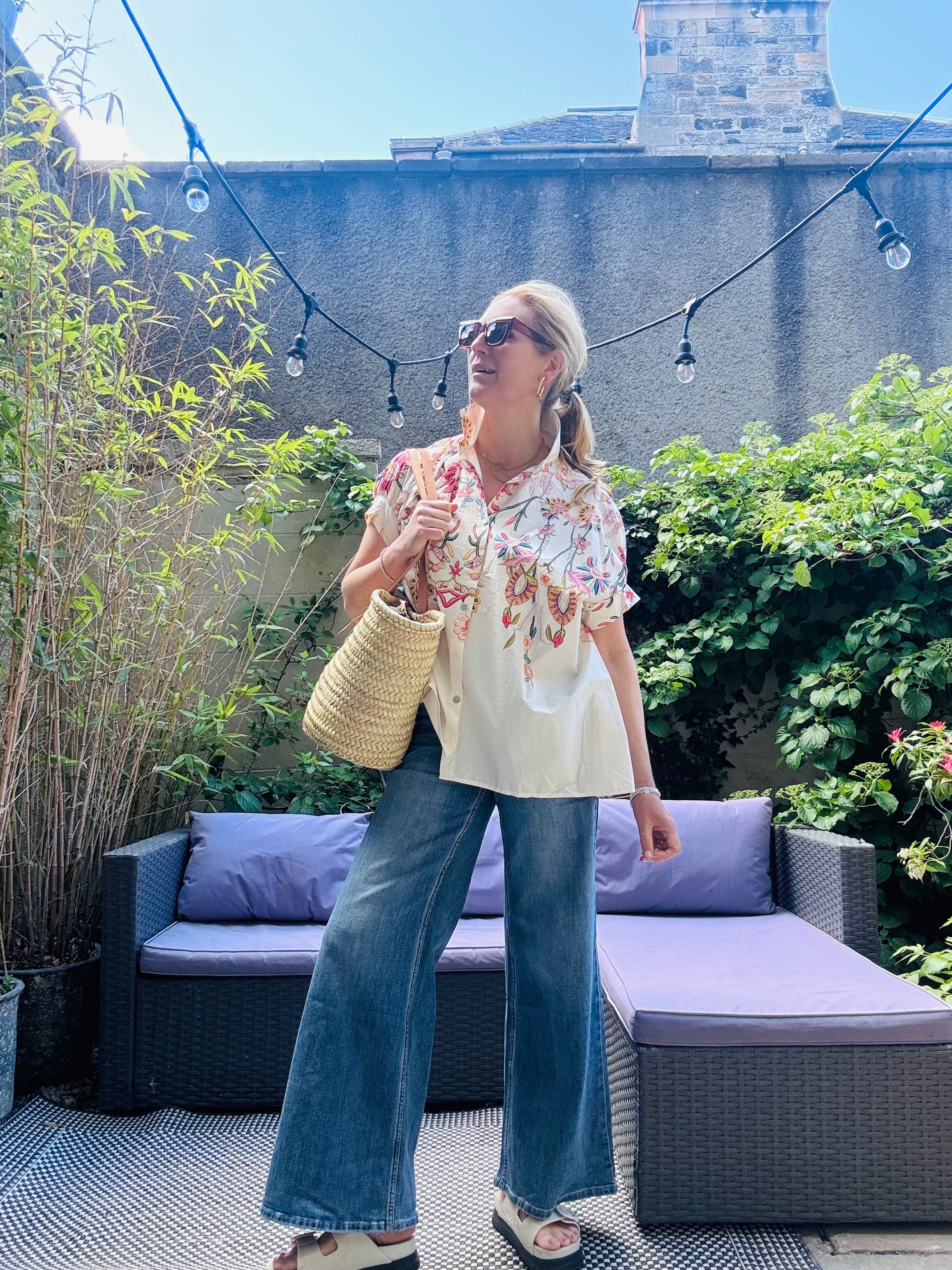 Botanical blouse