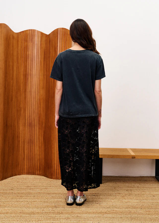 FRNCH Stevia Organic Tee in Anthracite