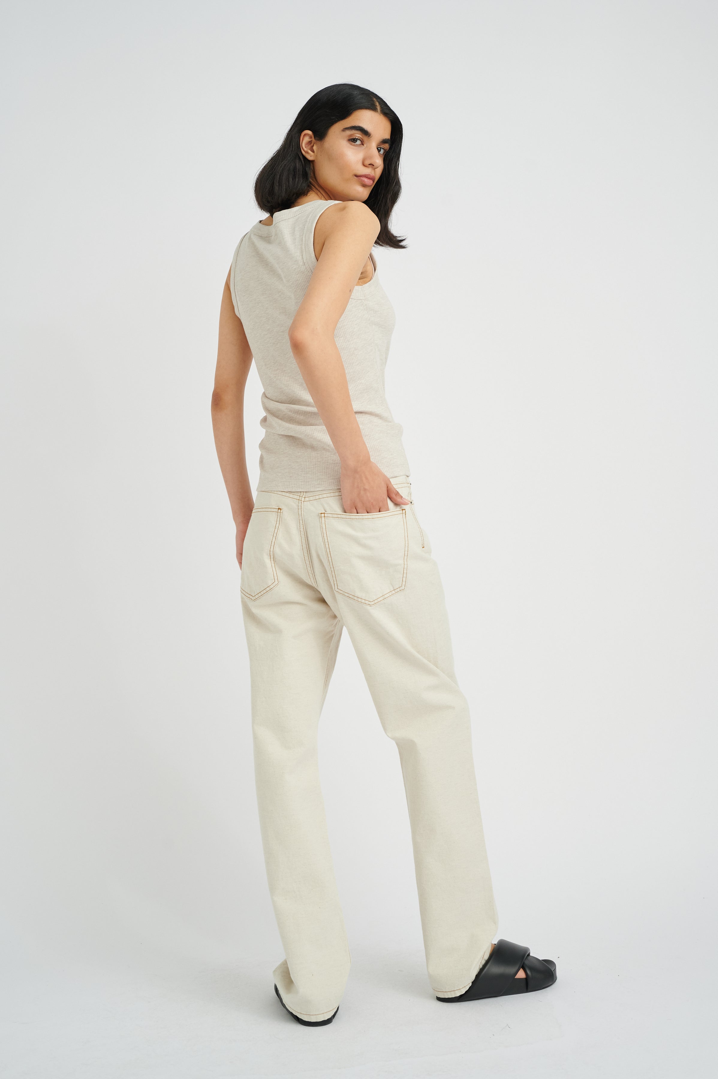 InWear Dagna Tank in Ecru