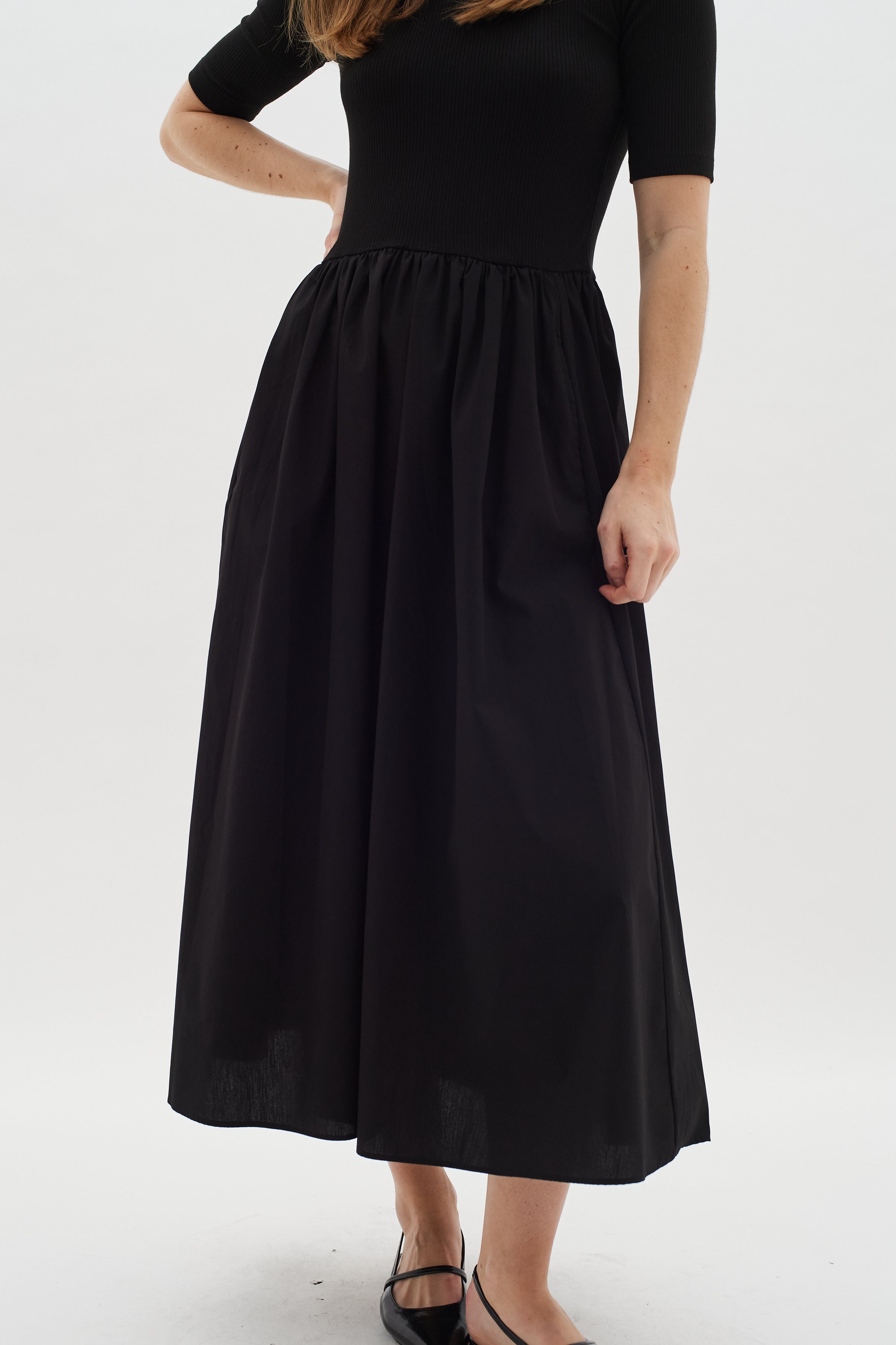 InWear Dagnama Short Sleeved Dress in Black