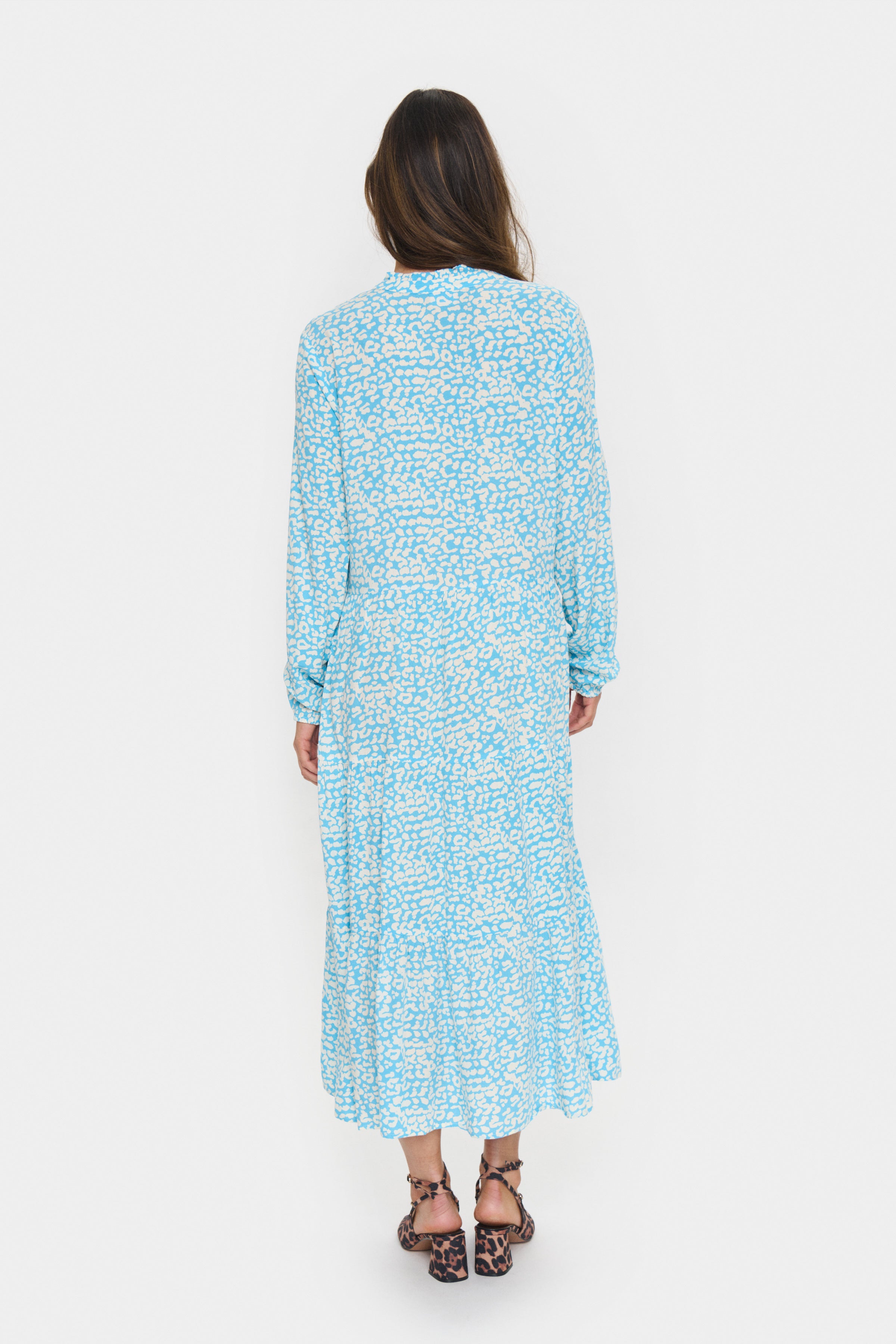 Saint Tropez Eda Dress in Blue Leomania