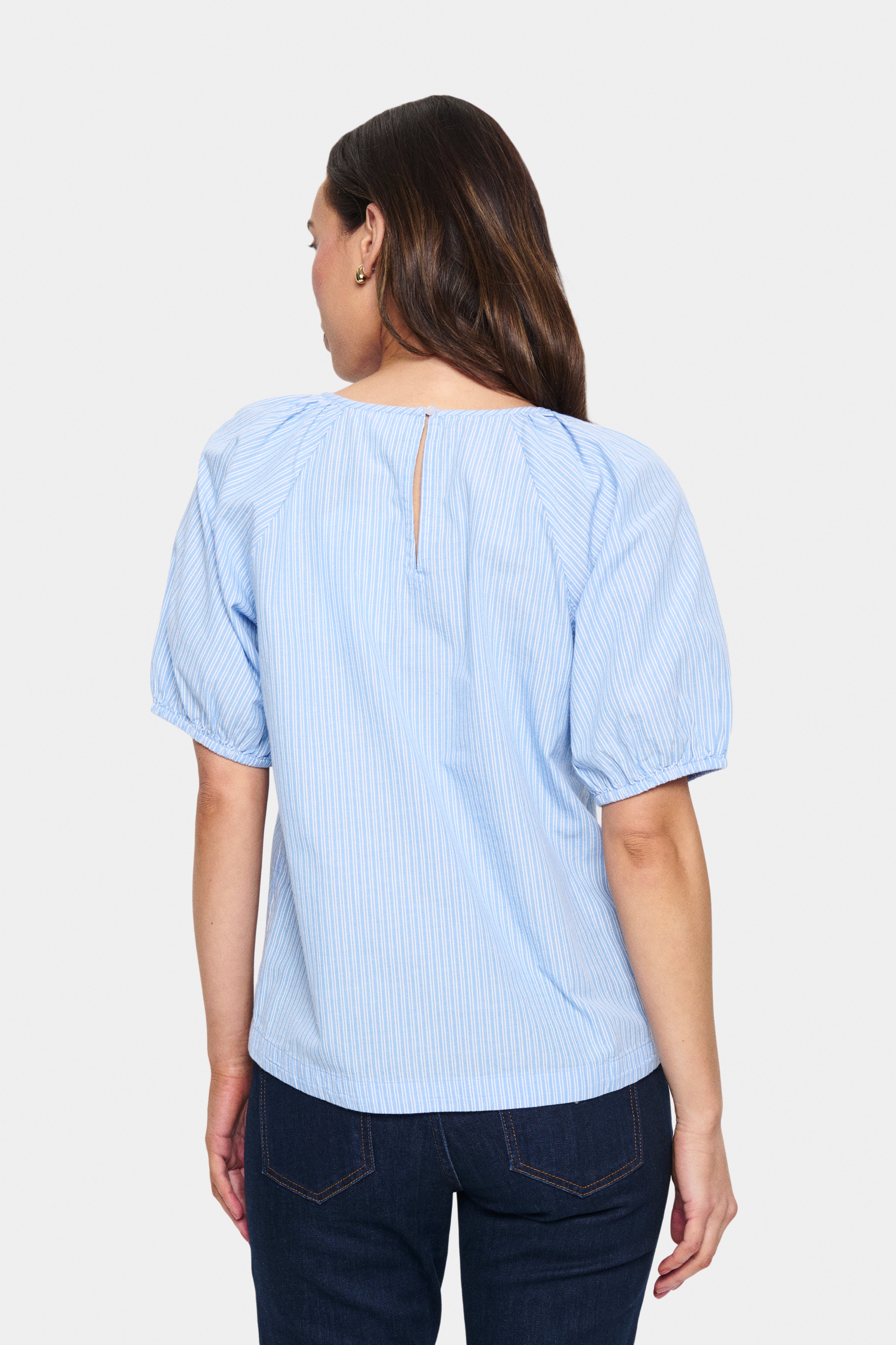 Saint Josefia Striped top in Airy Blue