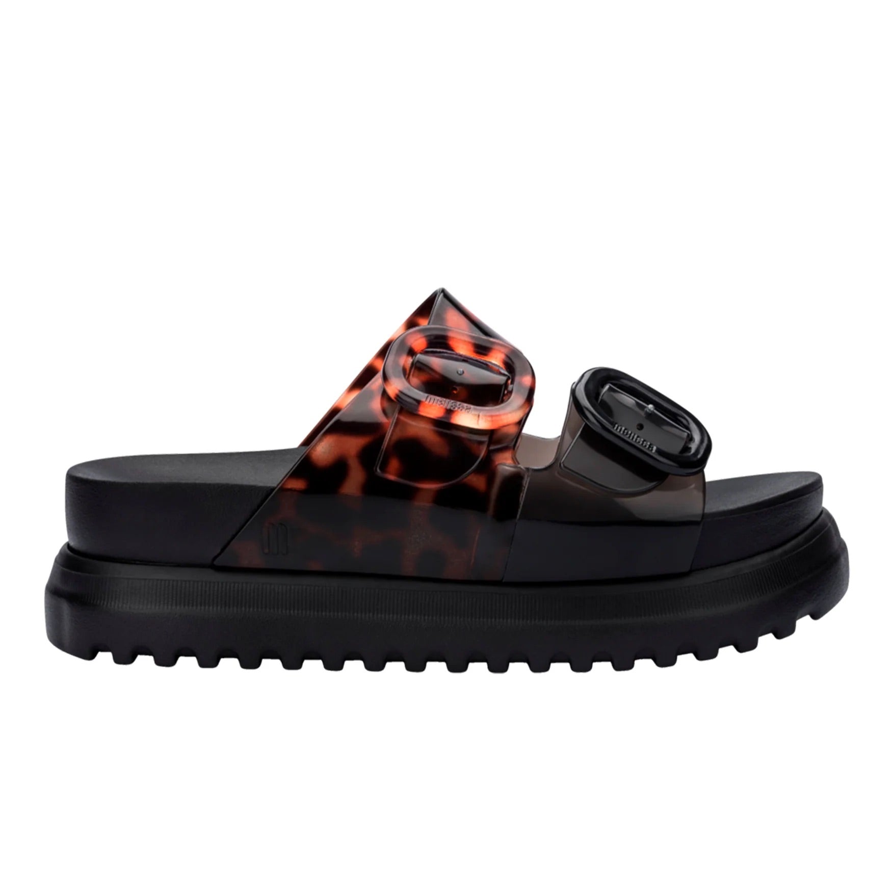 Melissa Cosy Platform in Black and Tortoise