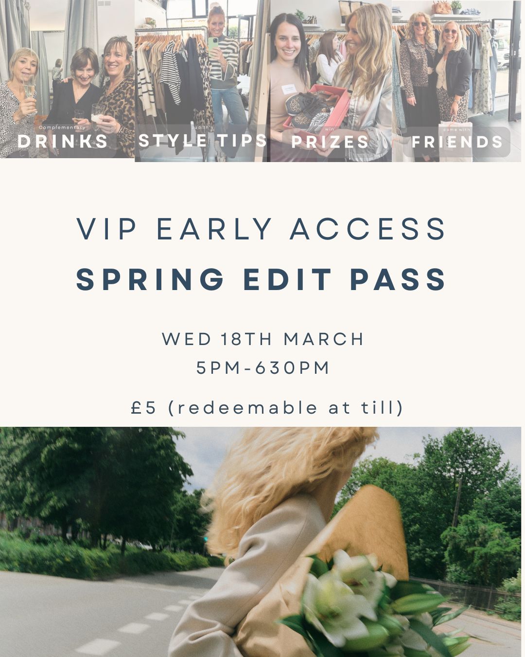 YOUR VIP SPRING EDIT EARLY ACCESS PASS