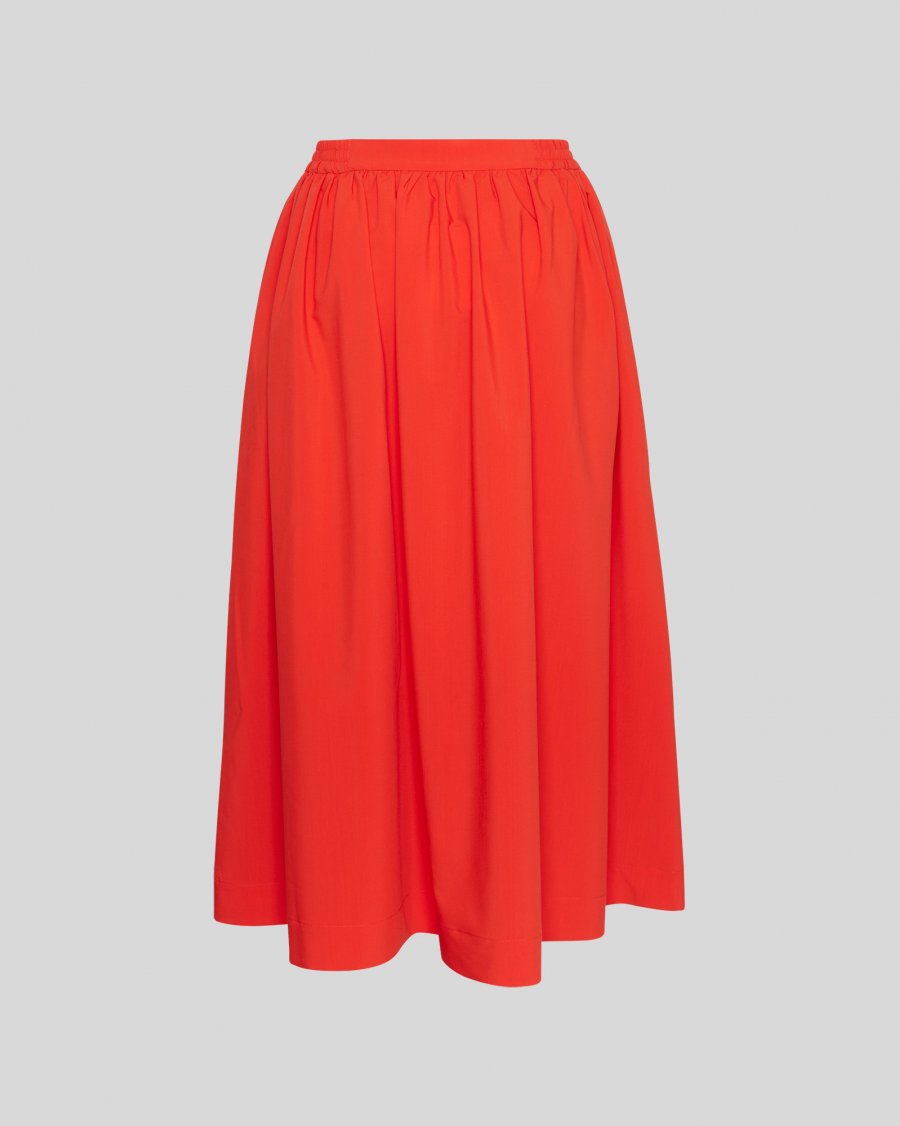 MSCH Cassie Skirt in Flame Red