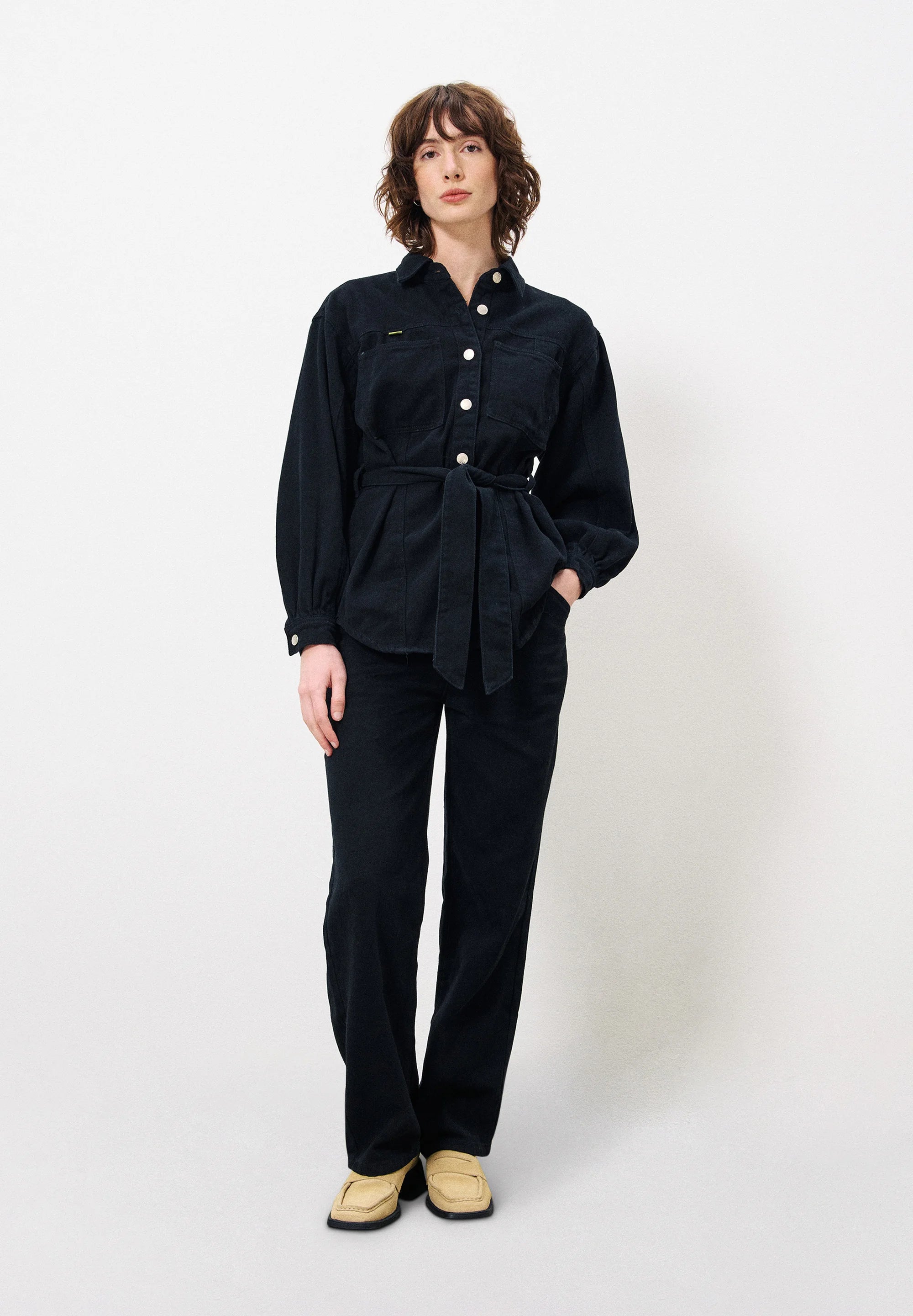 Frnch Lisandre Black Denim Jacket