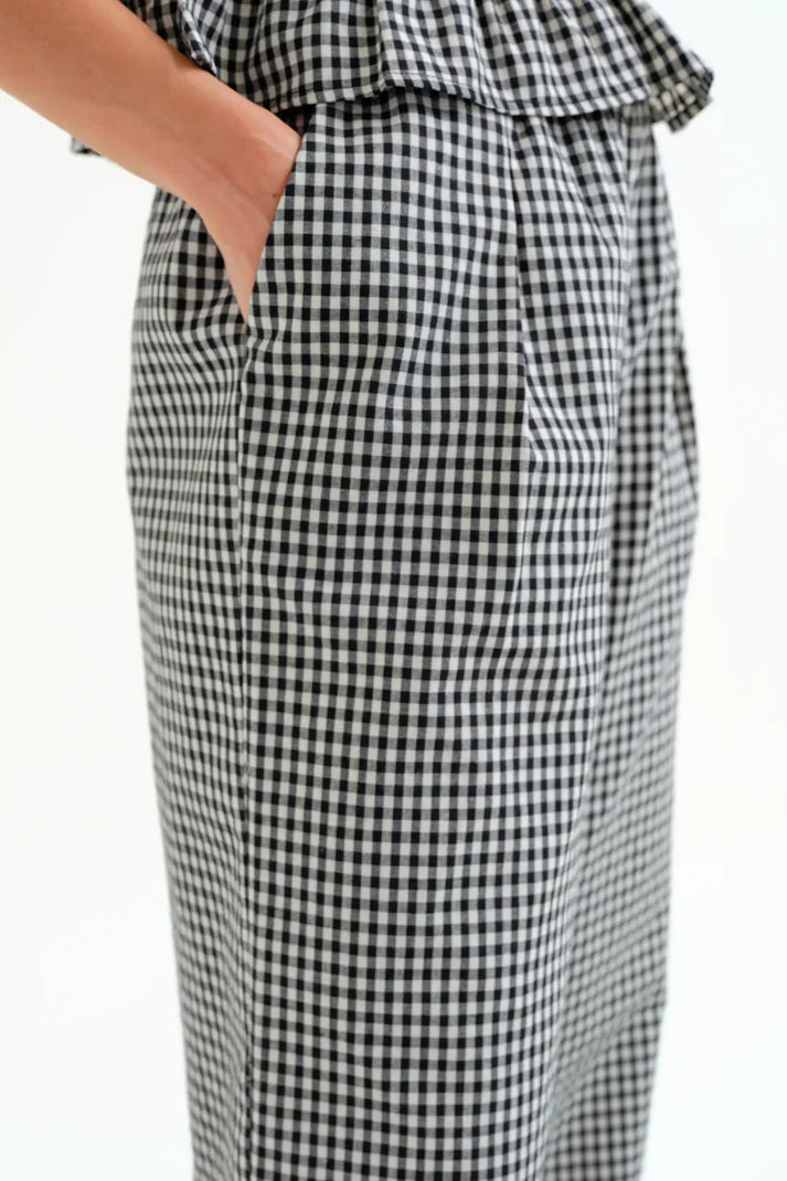 Gingham Trouser