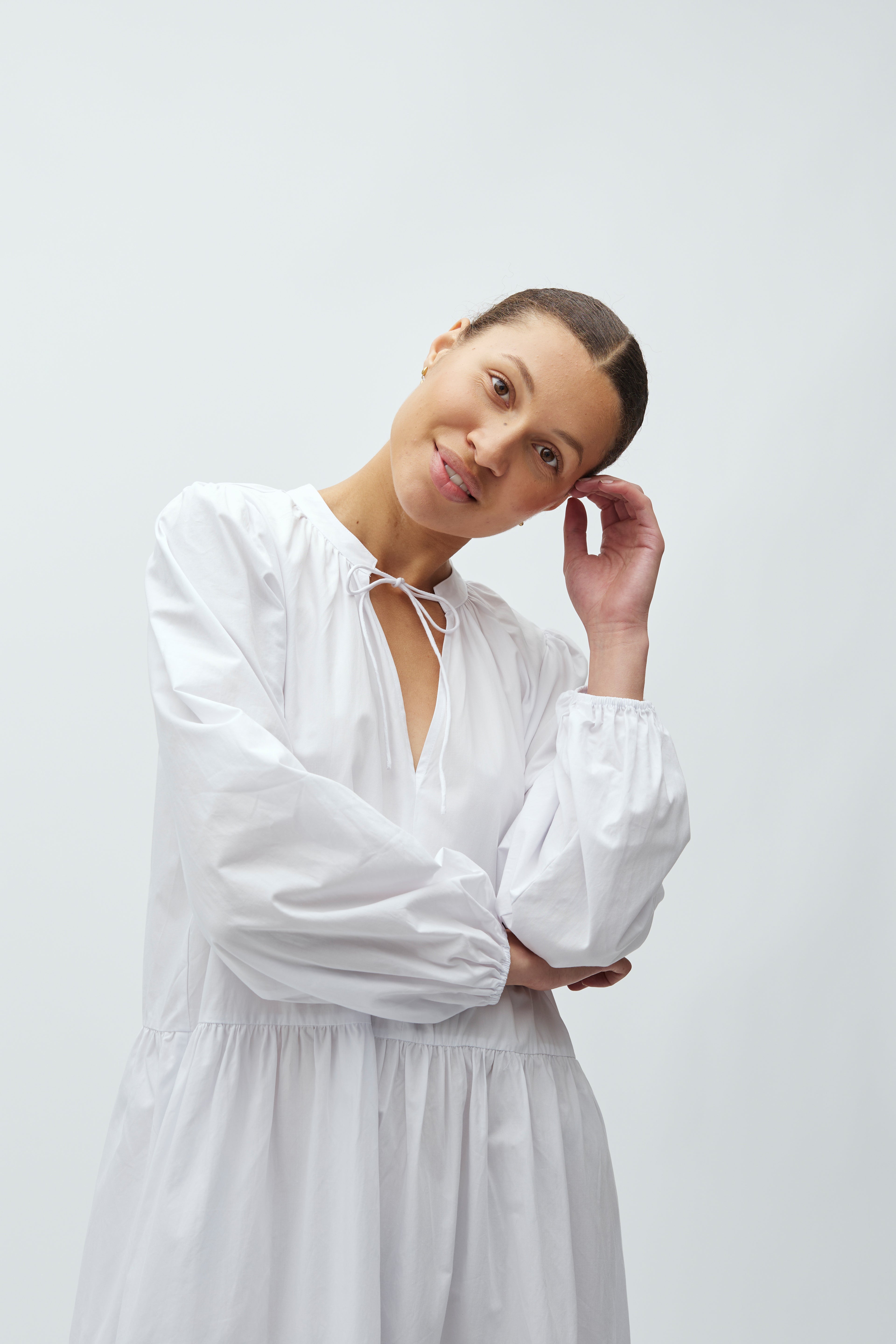 MbyM White Tiered Dress