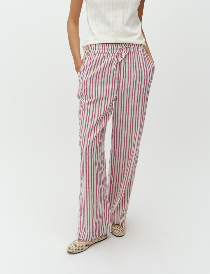 MbyM Pink Stipe Cotton Trouser