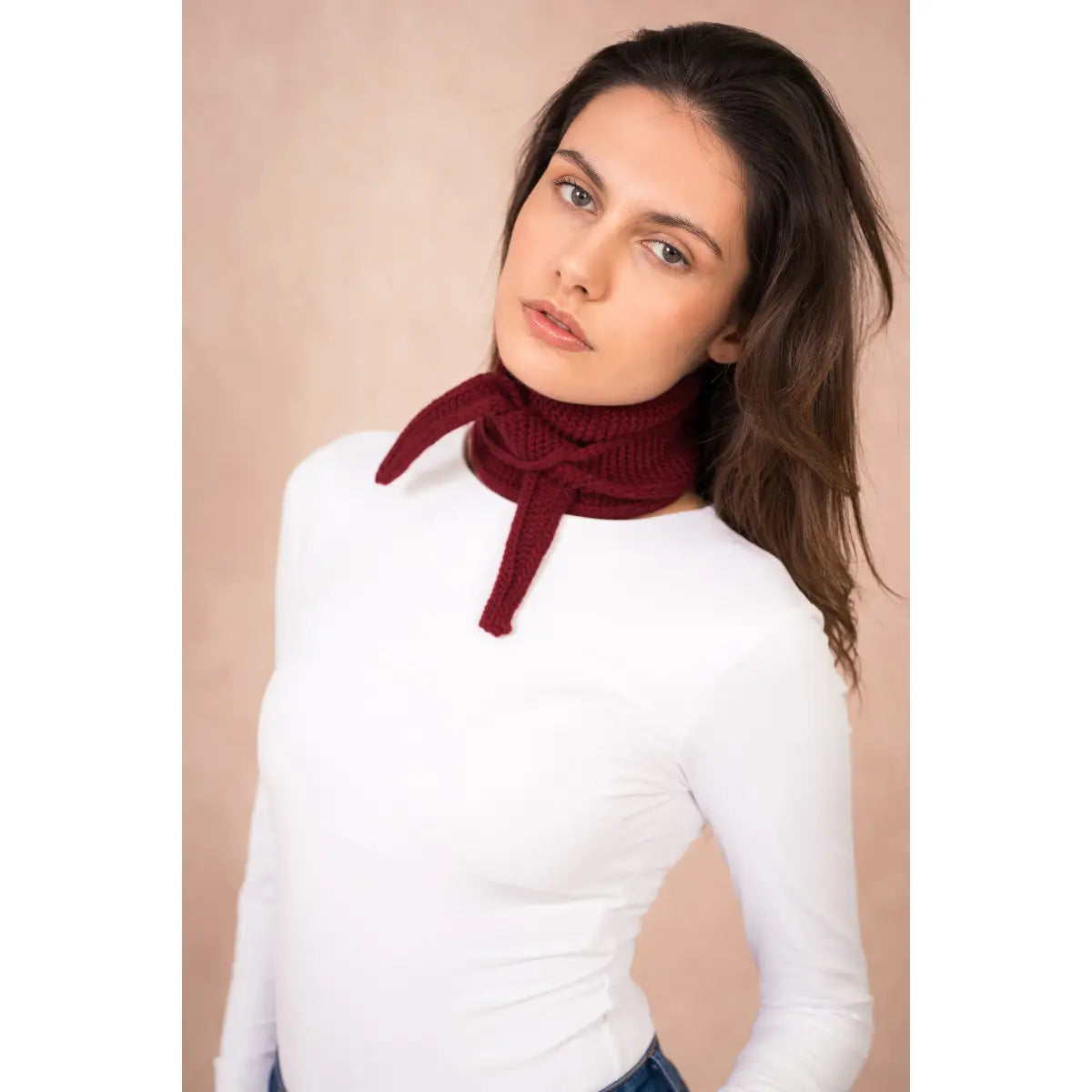 Milly Scarf in Burgundy