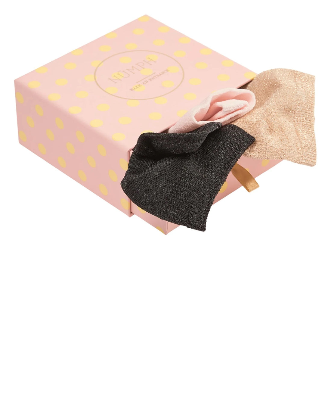 Numph Nubronach Set of Three Glitter Socks in a Gift Box