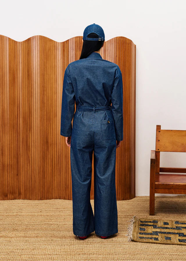 Frnch Calmlie Denim Jumpsuit