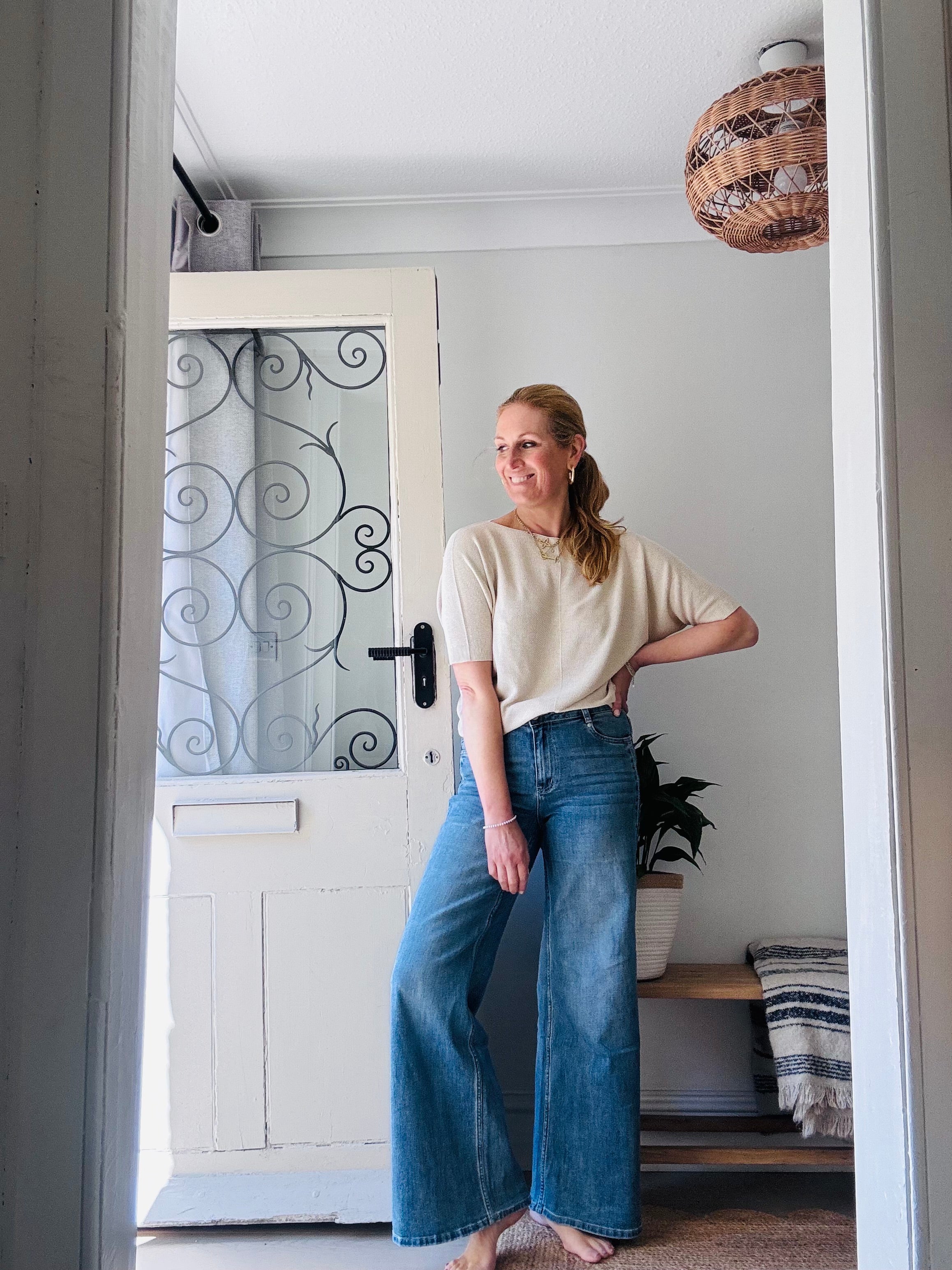 No Mum Bum Wide leg Jeans