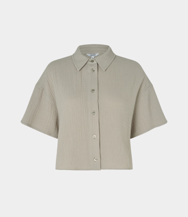 MbyM Emele Seersucker Shirt in Light Twig