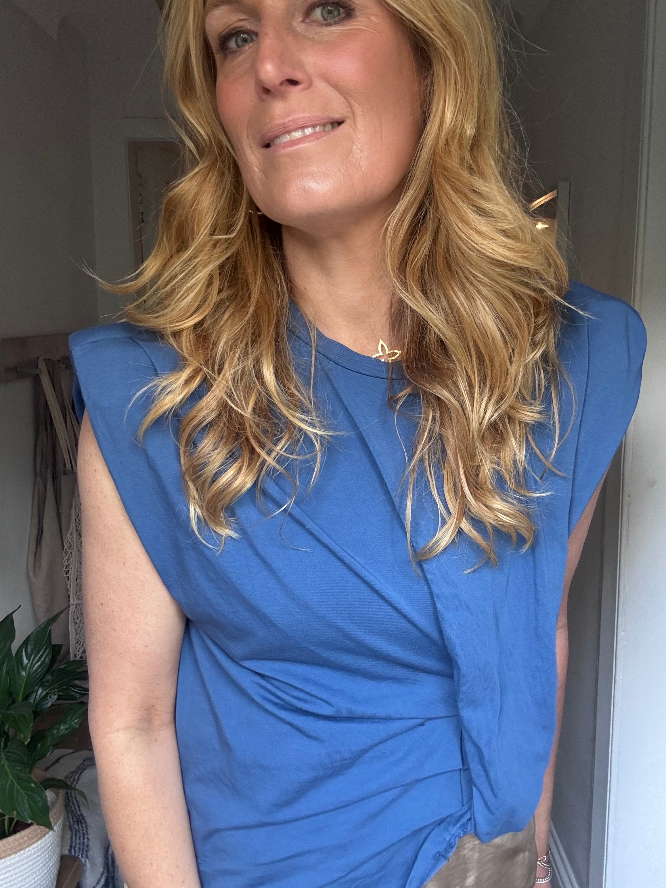 Gigi Blue top (one size)