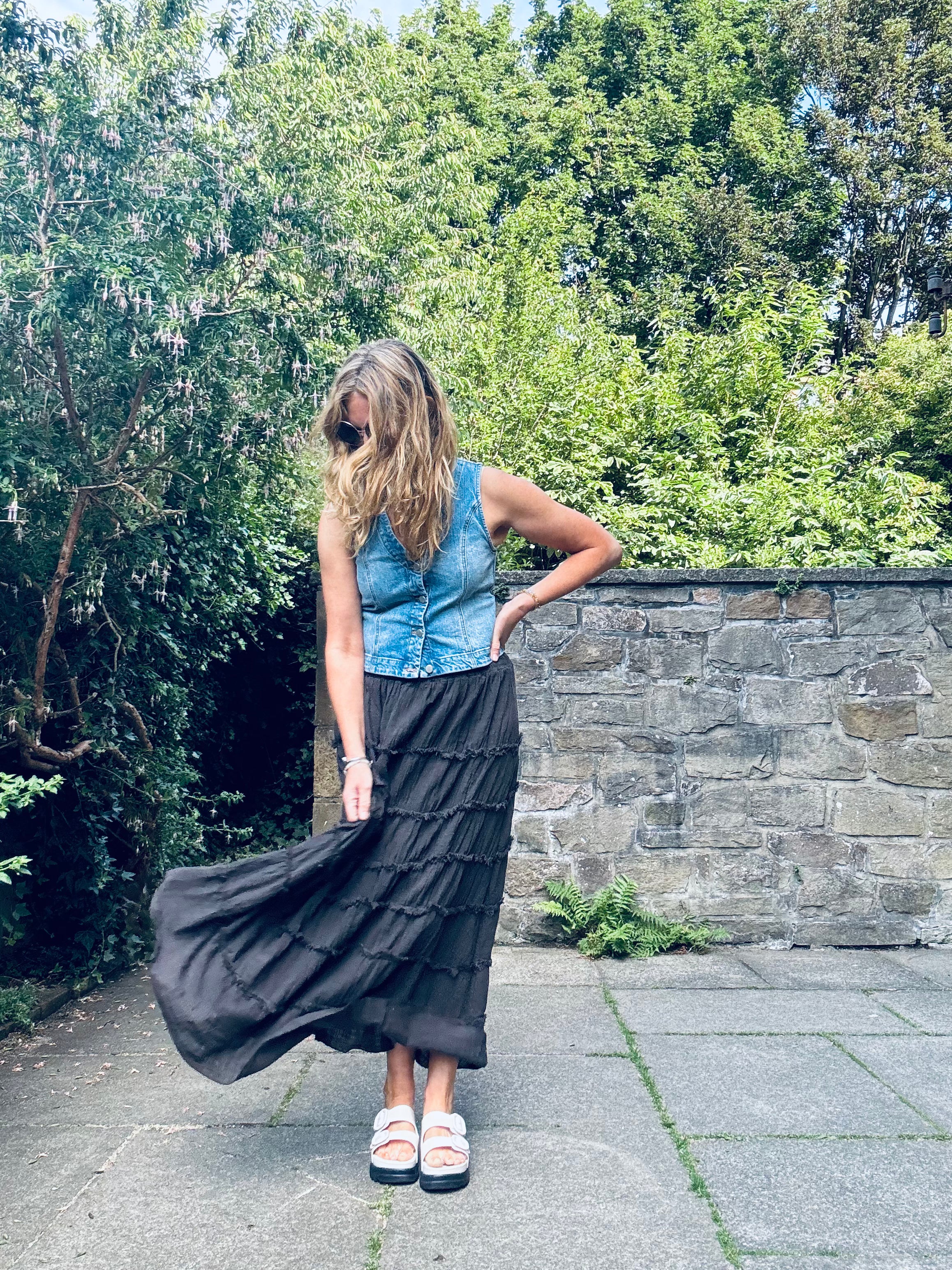 Caitlin Skirt in Brown (ONE SIZE)