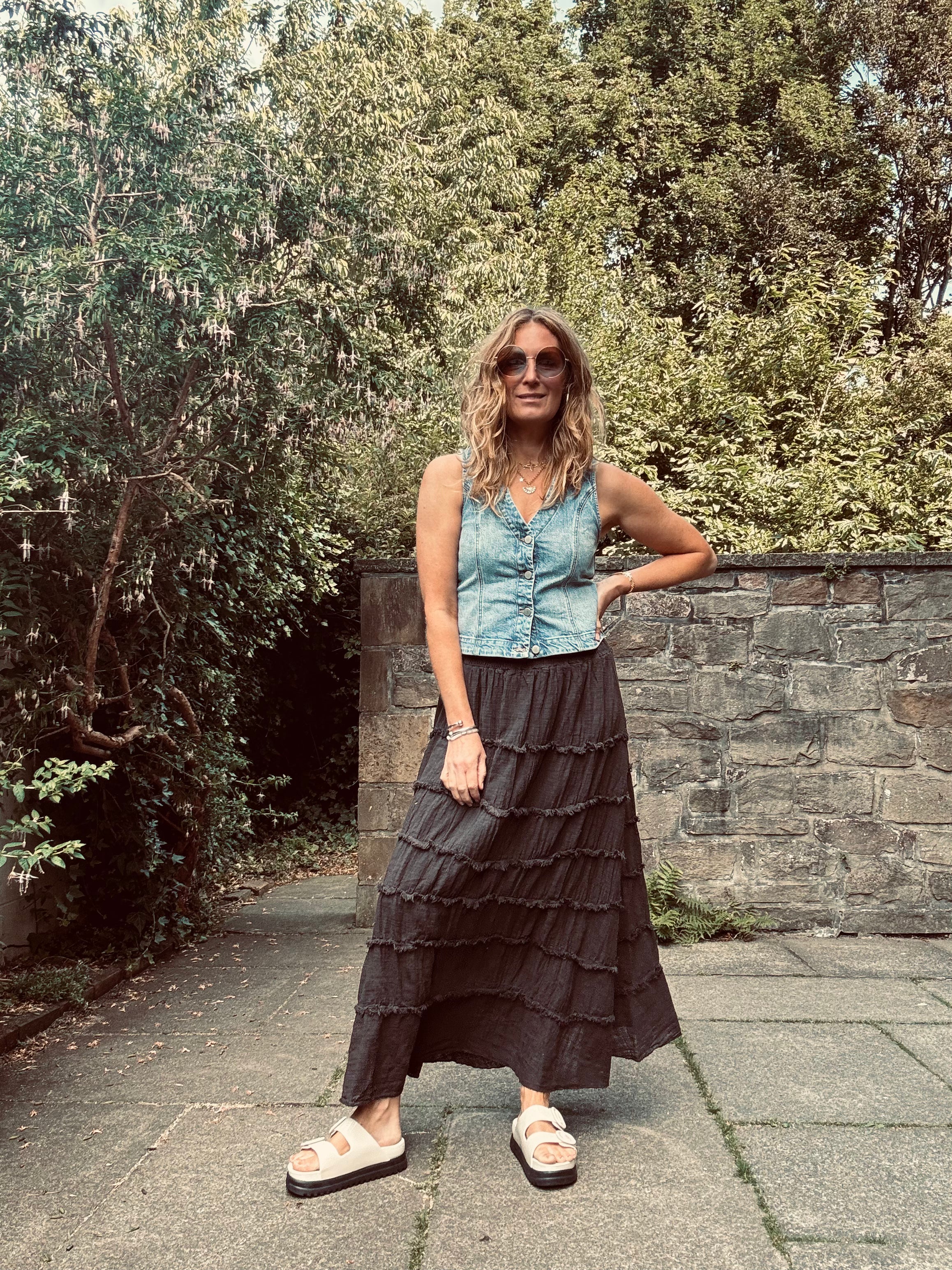Caitlin Skirt in Brown (ONE SIZE)