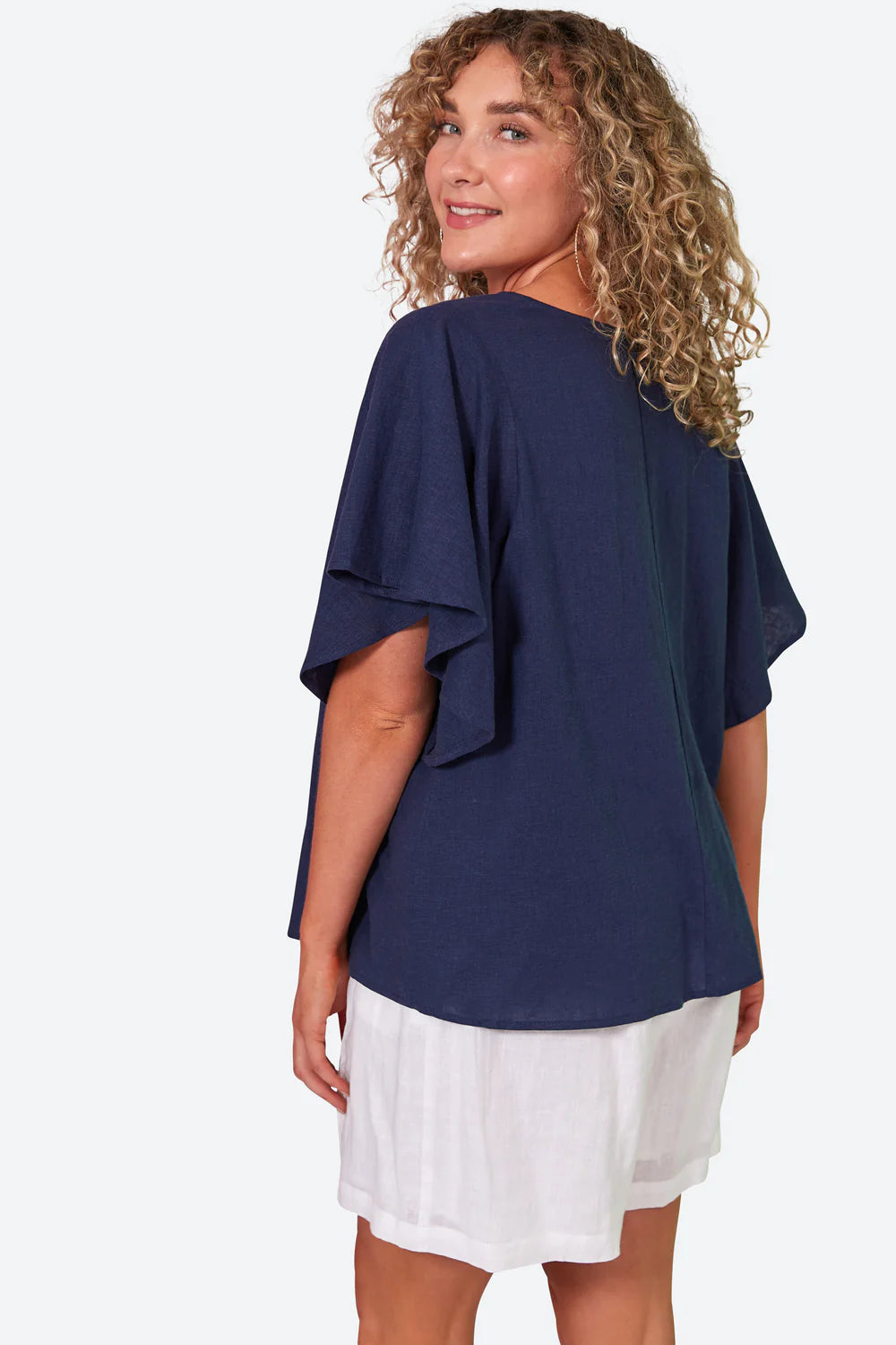 Eb&amp;ive Verve Top In Sapphire
