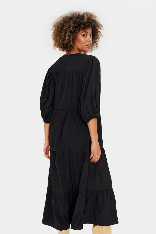 Saint Tropez Damaris Maxi Dress In Black