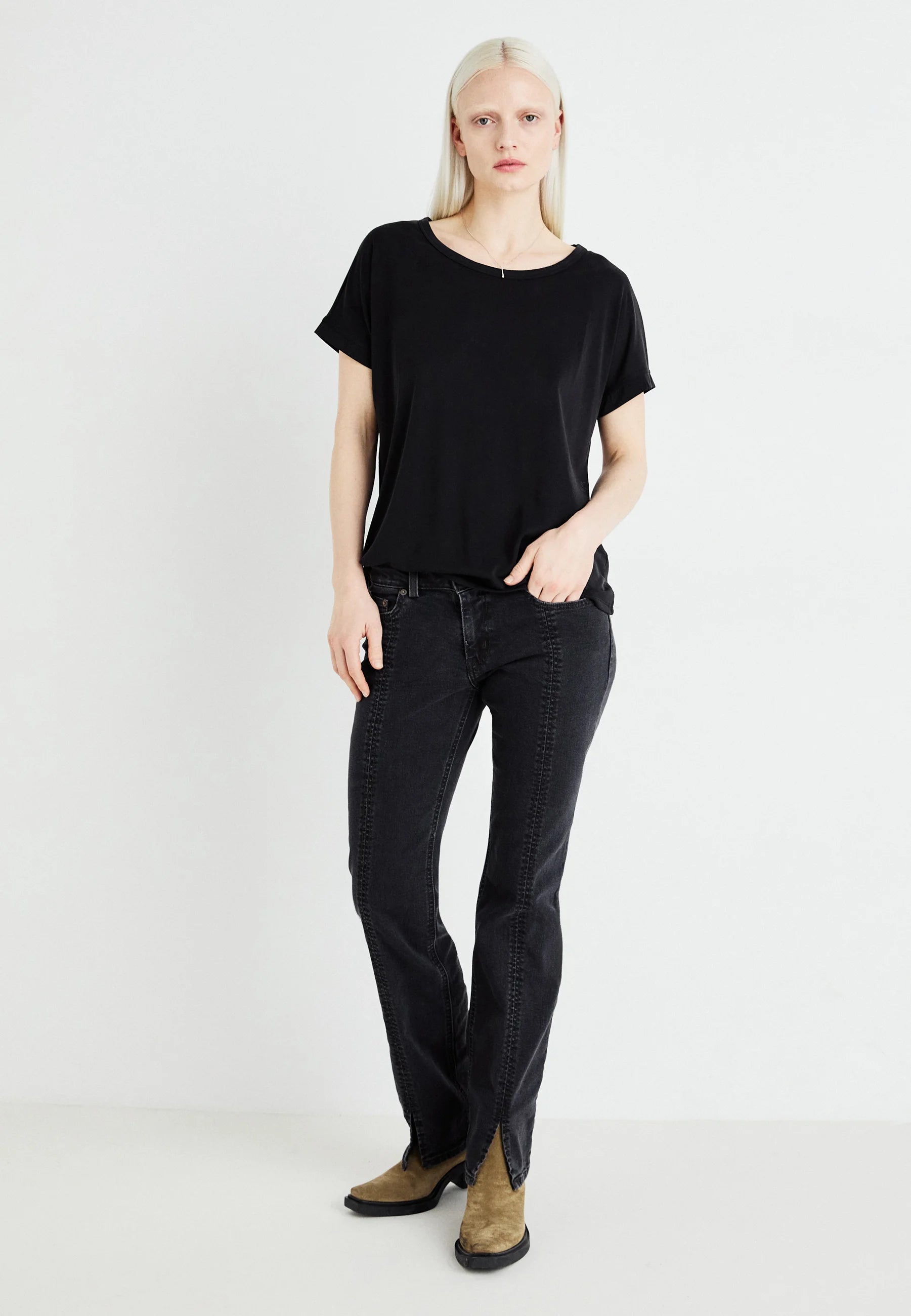 MSCH Fenya Modal Tee In Black