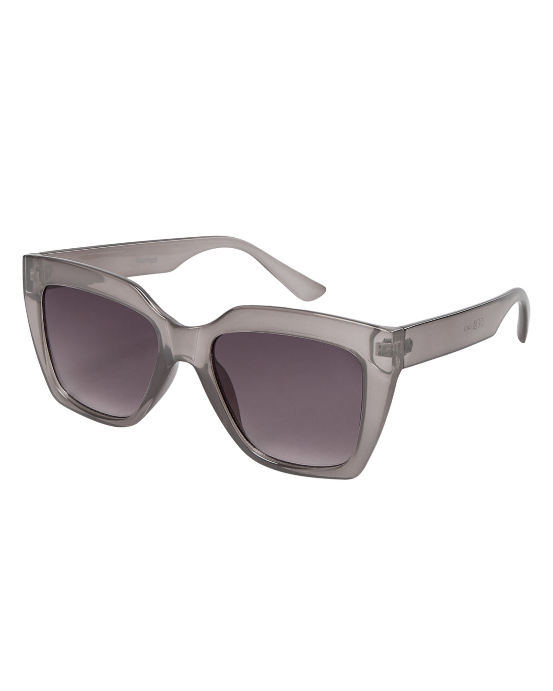 Nuflair Light Grey Sunglasses in Shell with Case