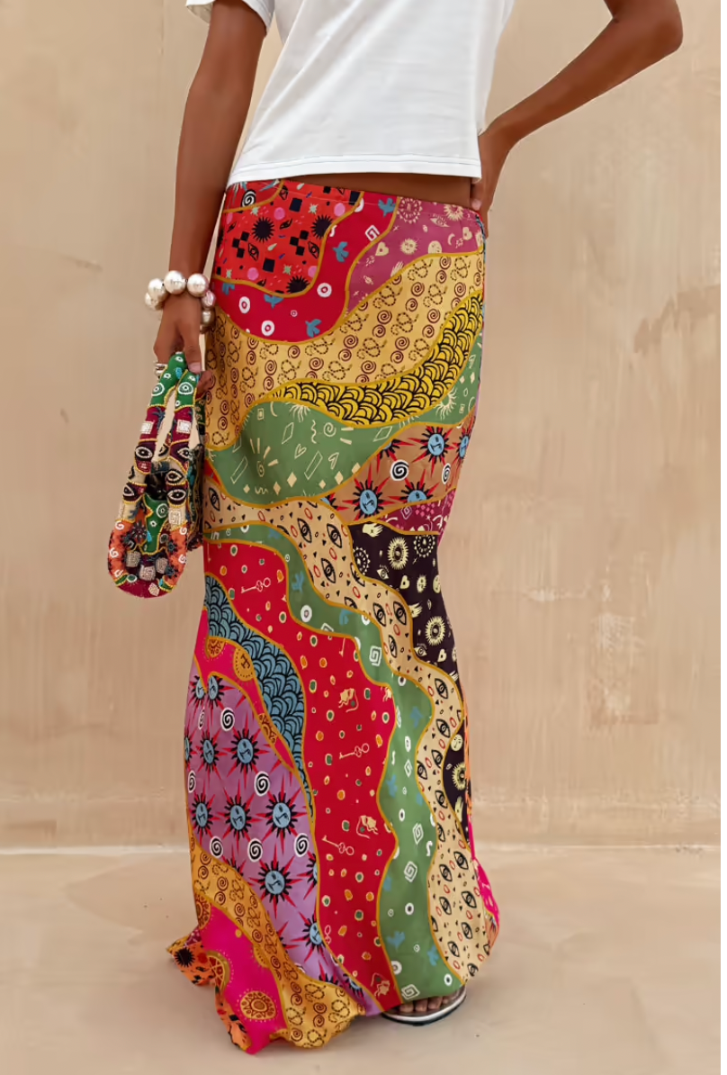 NFD Dorris Skirt in Morocco Print