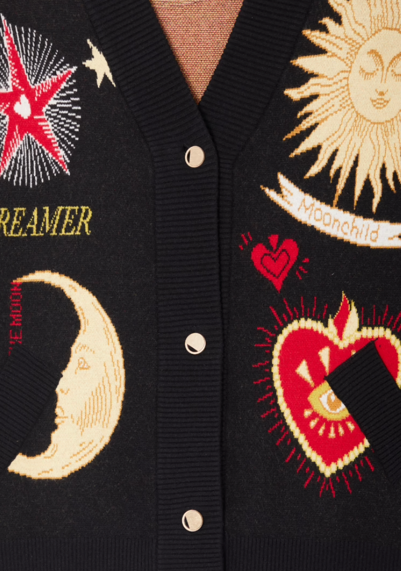 NFD Mystical Cardigan in Black