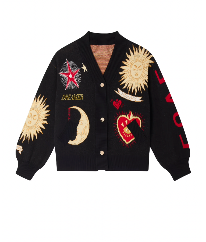 NFD Mystical Cardigan in Black