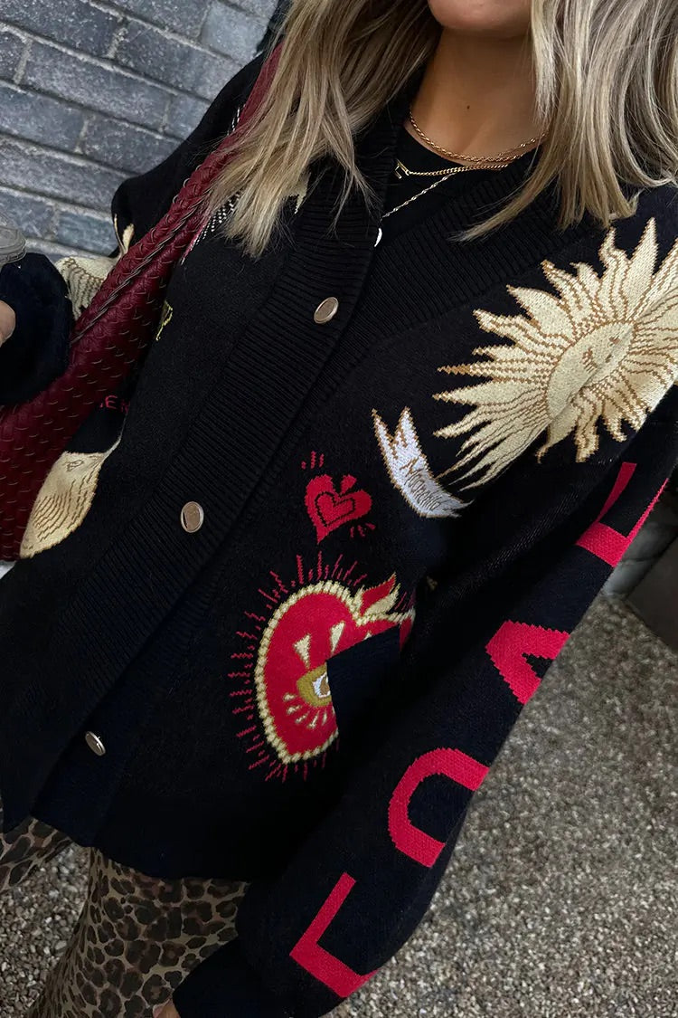 NFD Mystical Cardigan in Black