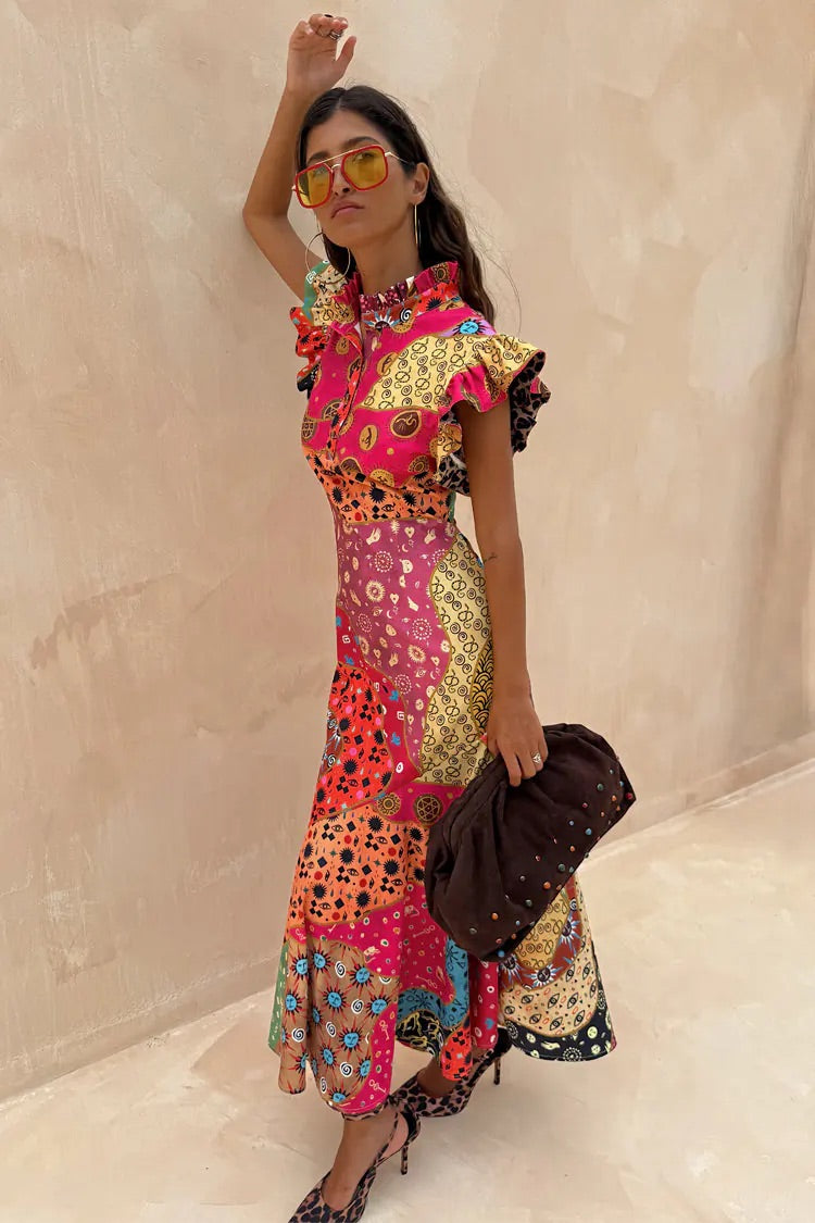 NFD Remi Dress in Morocco Print