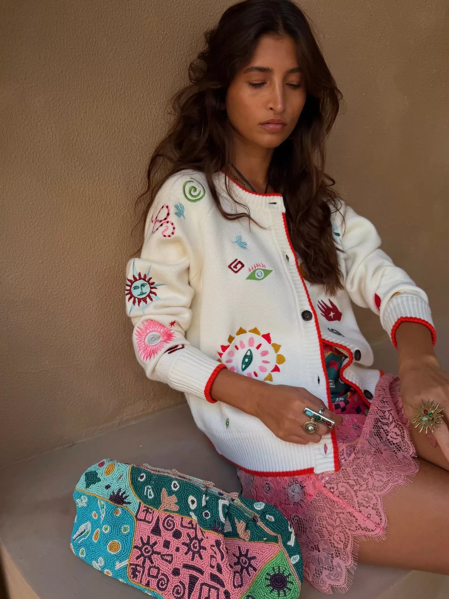 Never Fully Dressed Morocco Charms Cardigan