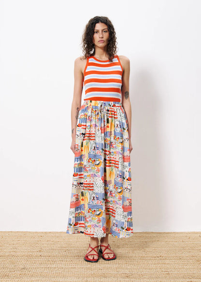 Frnch Liliane Skirt in Marche Blanc