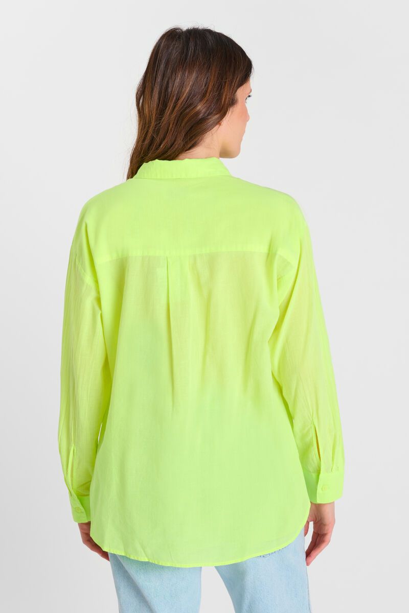 Neon yellow Cotton Shirt