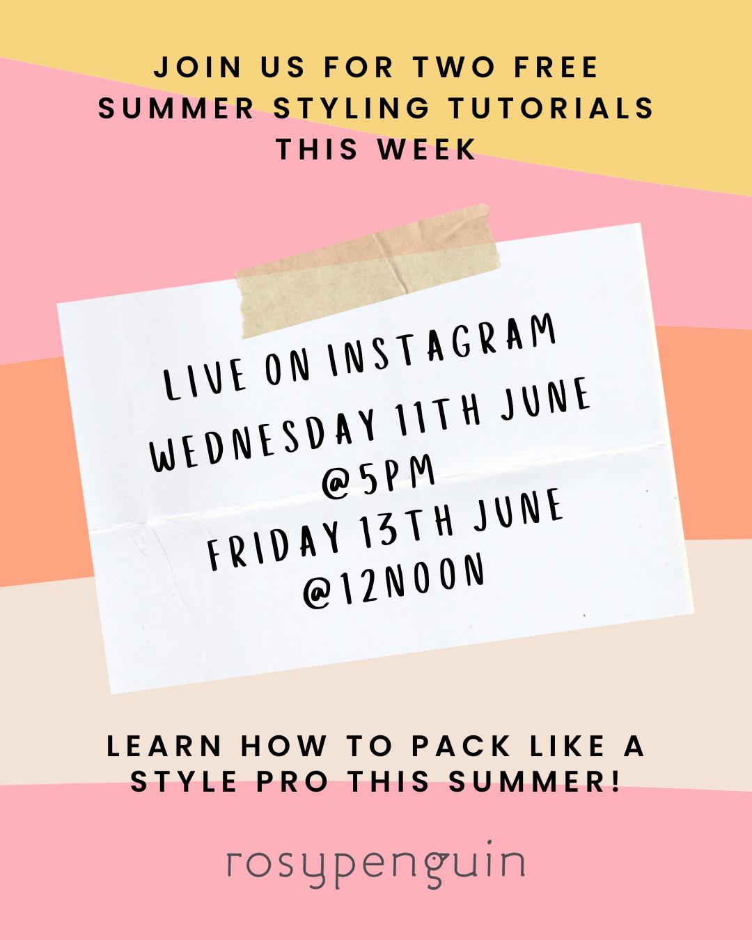 INSTAGRAM LIVE TUTORIALS