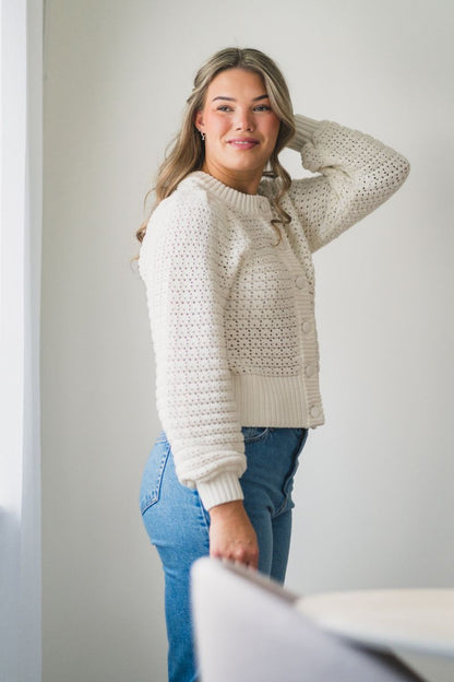 MSCH Tinna Cardigan in Egret