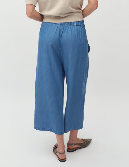 MbyM Talvi Anjelica Culotte Trousers in Mid Vintage Wash