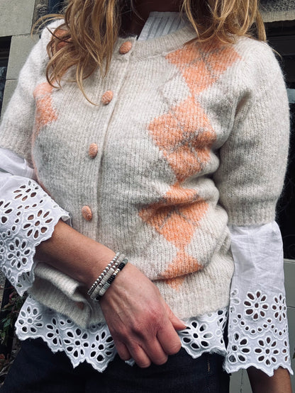 Argyl Spring Vibe Cardigan
