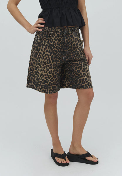 MbyM Leopard Mist Shorts