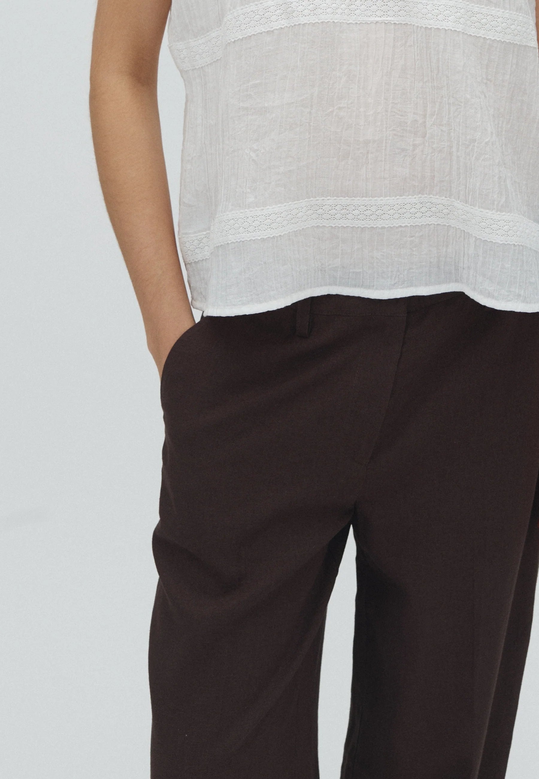 MbyM Ottavie Trouser in Java Brown