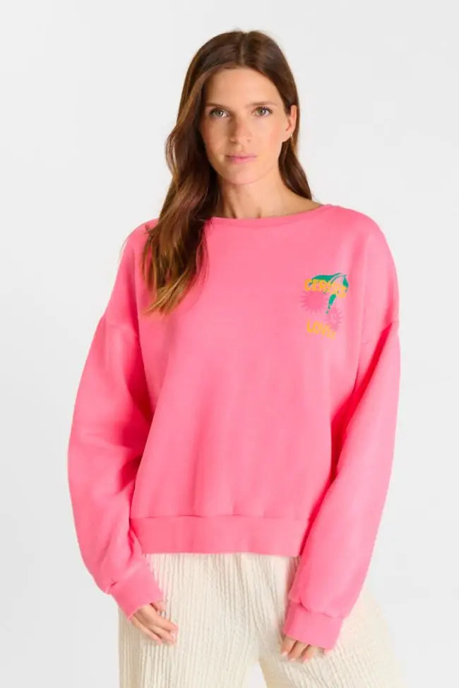 Neon Pink Sweatshirt