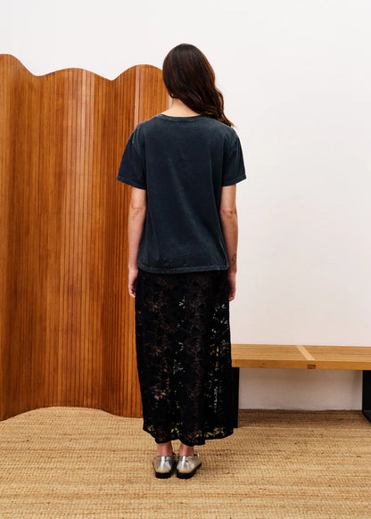 FRNCH Stevia Organic Tee in Anthracite