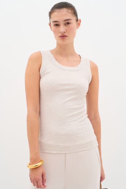 InWear Dagna Tank in Ecru