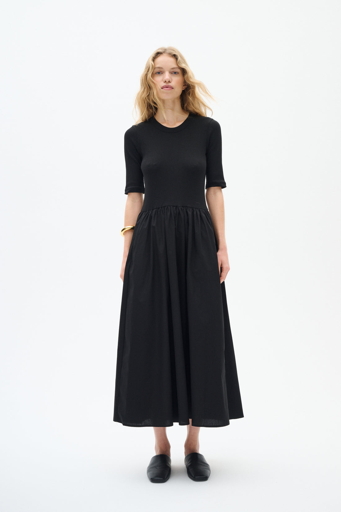 InWear Dagnama Short Sleeved Dress in Black