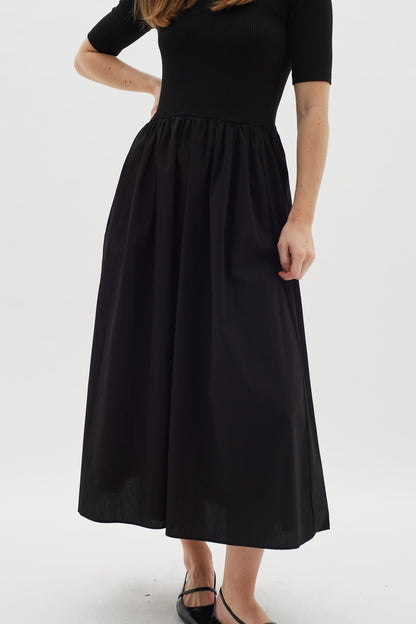 InWear Dagnama Short Sleeved Dress in Black