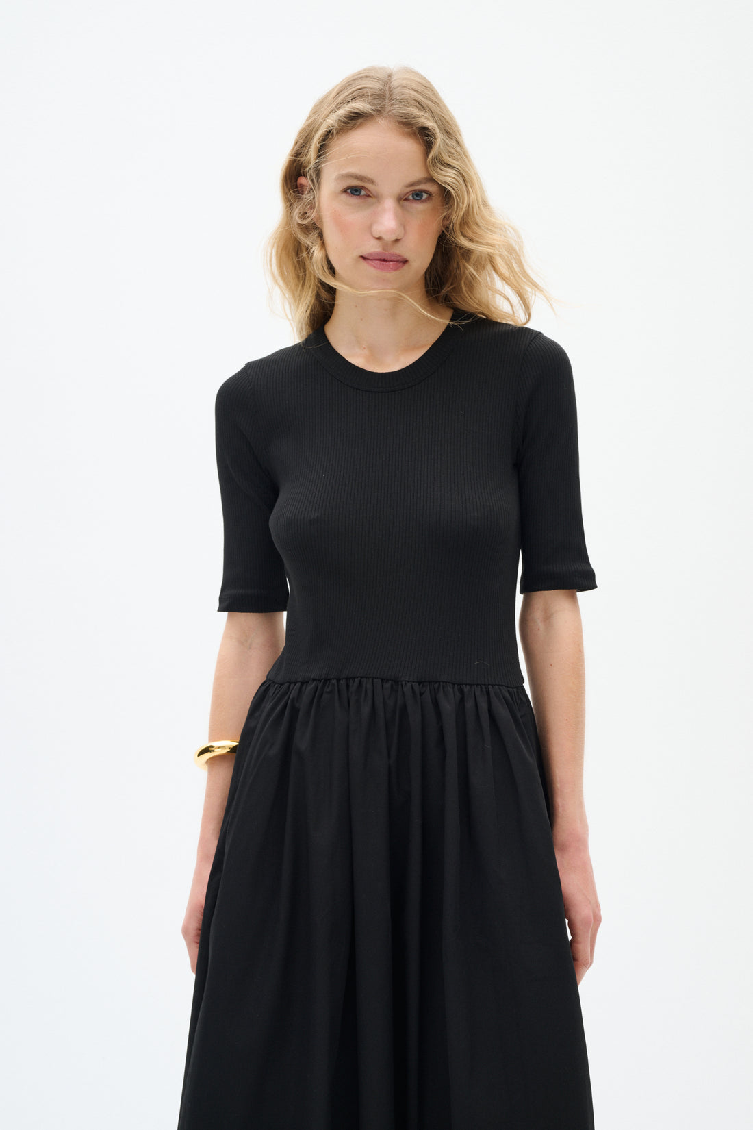 InWear Dagnama Short Sleeved Dress in Black