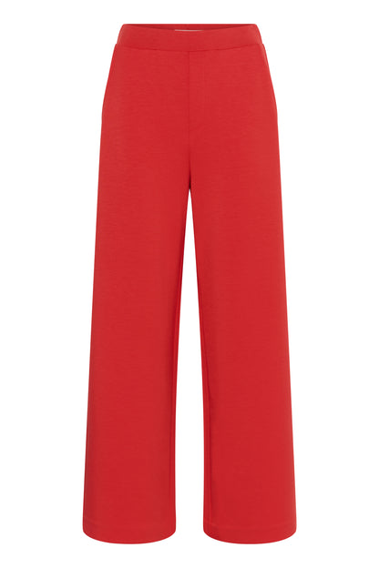 InWear Gincentte Wide Leg Trouser In Scarlet