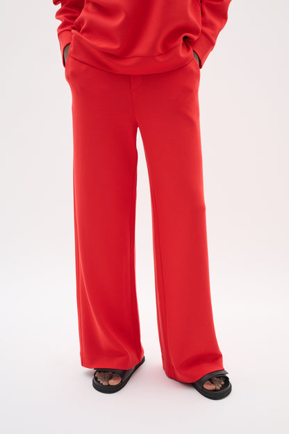 InWear Gincentte Wide Leg Trouser In Scarlet