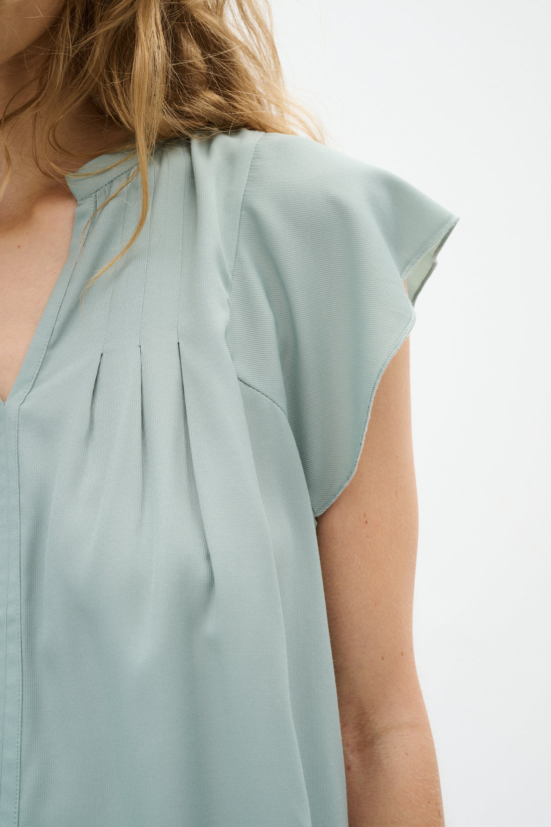 InWear Cidenza IW Sleeveless Top in Desert Green